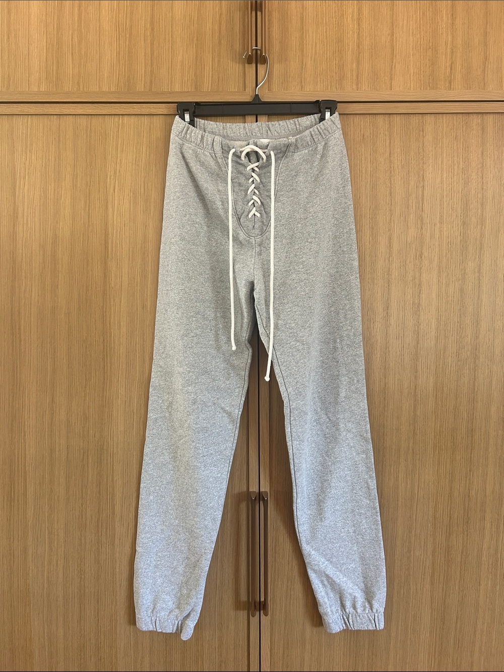 Joah Brown Lace Up Sweats